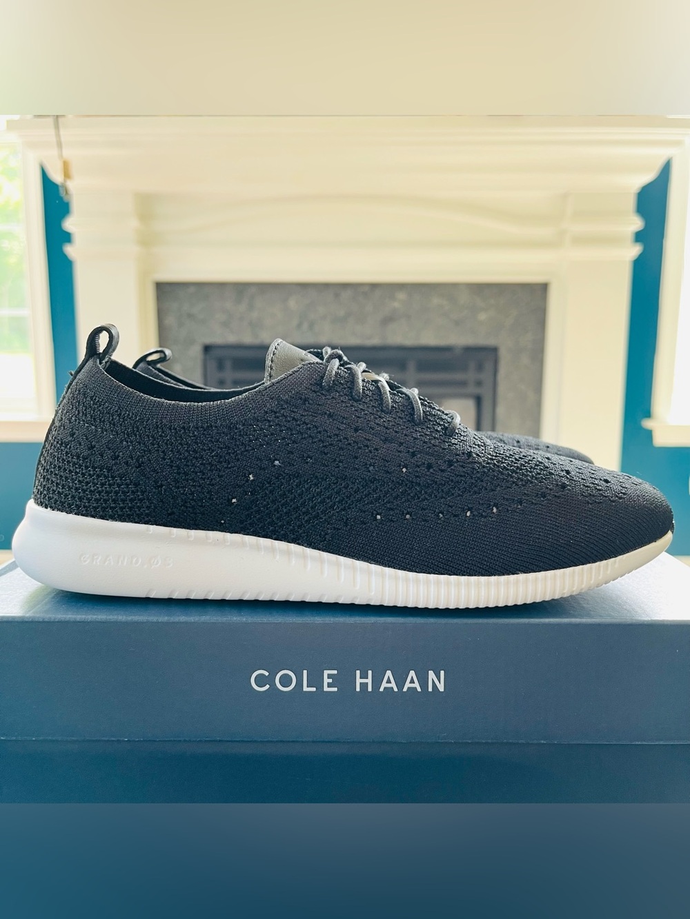 Sz 7 Cole Haan Women's 2.ZERØGRAND Stitchlite Wingtip Oxford Sneakers